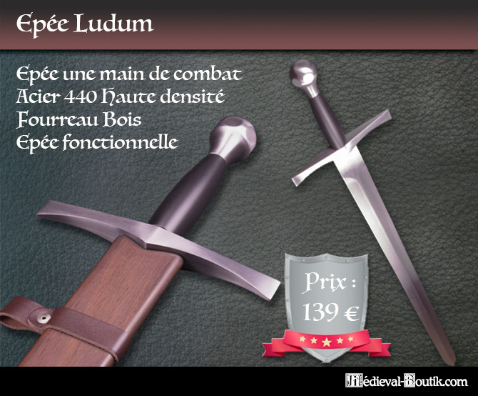 Epée médievale pas cher de combat 
