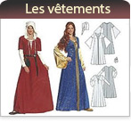 Les vêtements Médiévaux costume médiéval