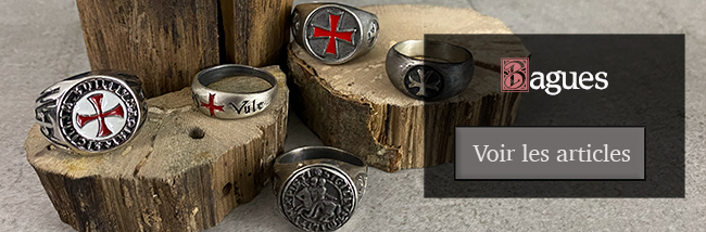 Bague, bagues templieres, chevaliere