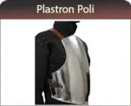 Plastron Chevalier poli