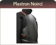 Plastron Noirci