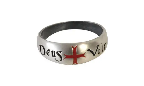 Bague argent « Deus + Vult »