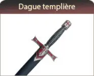Dague Templière rouge