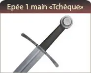 Epée une main "Tchèque"