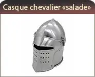 Casque chevalier "salade"